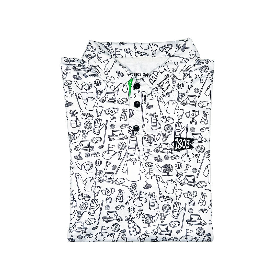 1803 Golf Doodle Polo - Angler's Pro Tackle & Outdoors