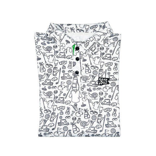 1803 Golf Doodle Polo - Angler's Pro Tackle & Outdoors