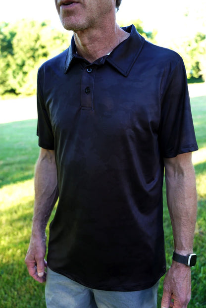 1803 Golf Midnight Camo Polo - Angler's Pro Tackle & Outdoors