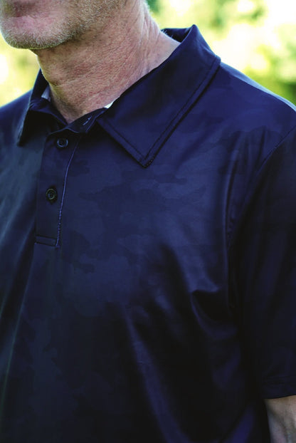 1803 Golf Midnight Camo Polo - Angler's Pro Tackle & Outdoors