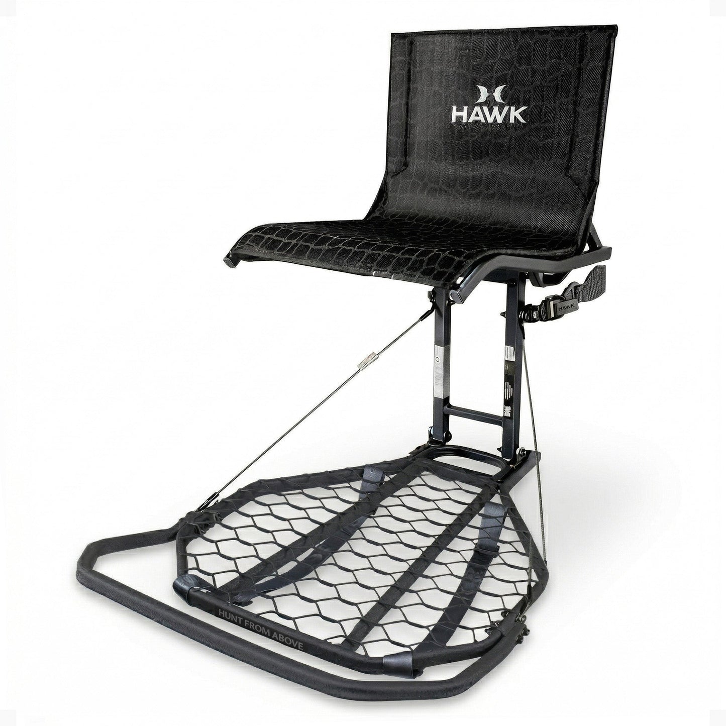 Hawk HWK-HF2031 Kickback LVL Steel Hang-On Tree Stand w/ Leg Extension Footrest