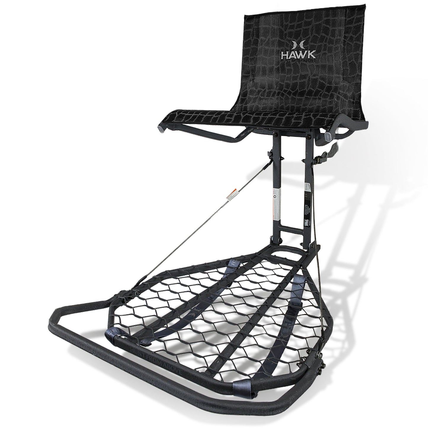Hawk HWK-HF2031 Kickback LVL Steel Hang-On Tree Stand w/ Leg Extension Footrest