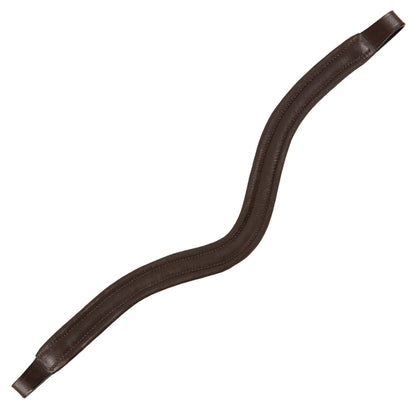 Bridles & Reins ExionPro Elegant Soft Padded Clear Crystal, Burgundy Colored Crystal Browband