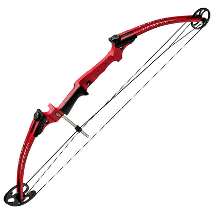 Genesis Original Archery Compound Bow with Adjustable Sizing, Right Handed, Red
