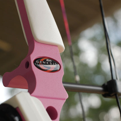 Genesis Mini, Youth Compound Bow and Arrow Kit with Quiver, Right Handed, Pink