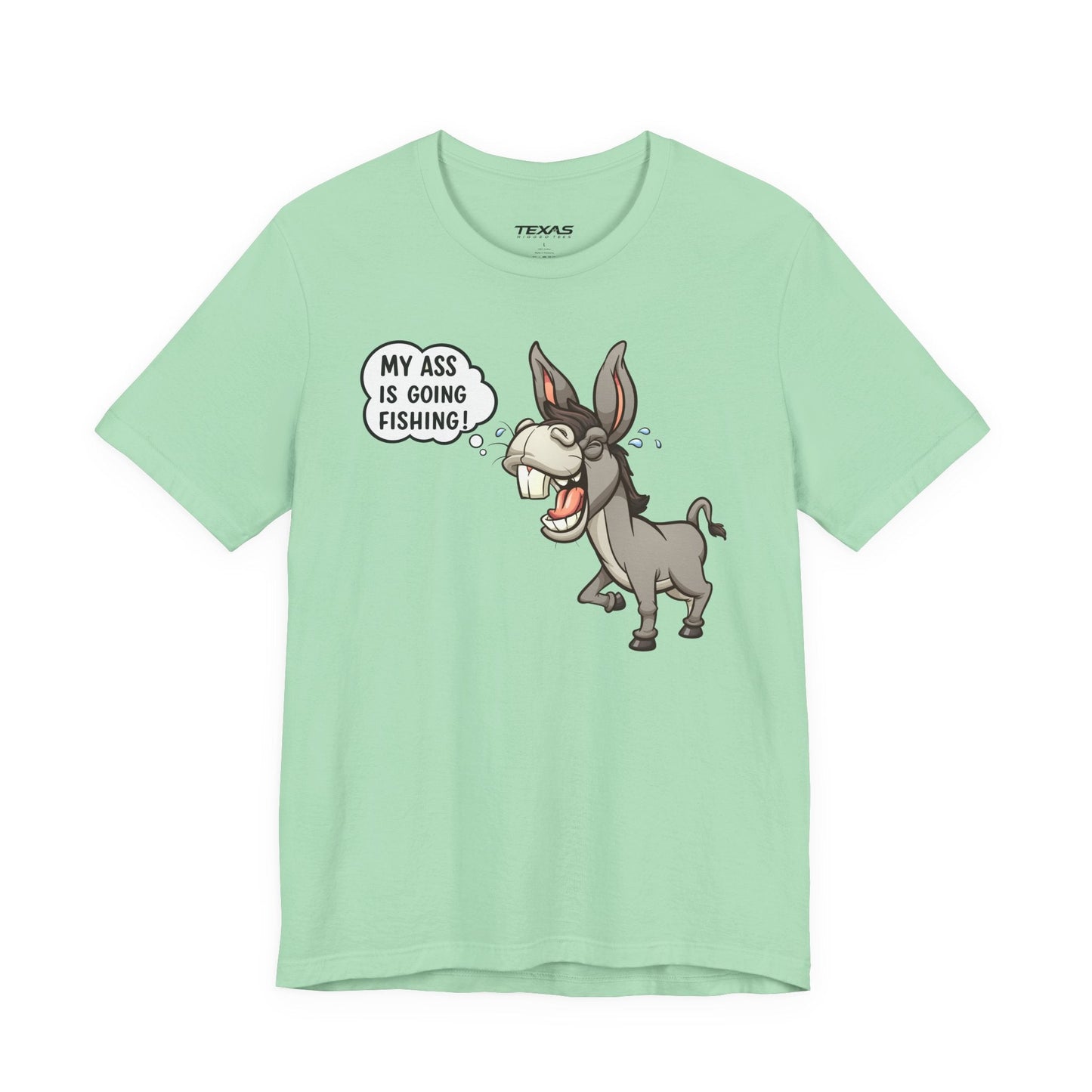 Texas Rigged Tees My Ass Is Going Fishing — Unisex Cotton Tee
