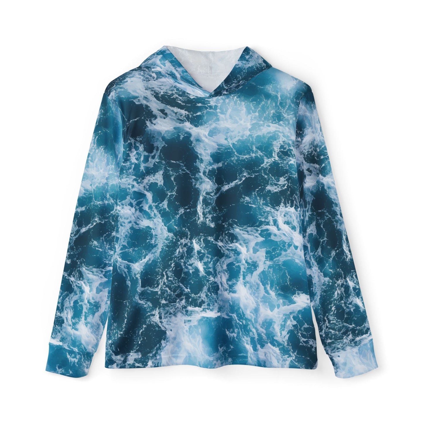 Texas Rigged Tees Rough Water — Unisex Fishing Pullover Hoodie (SPF 50+)