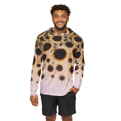 Texas Rigged Tees Spotted Gar — Unisex Fishing Pullover Hoodie (SPF 50+)