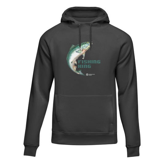 Outdoorzees Fishing Pixelated Unisex Hoodie