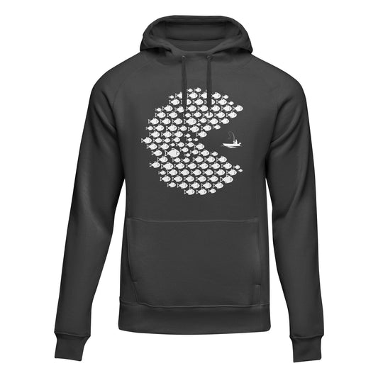Outdoorzees Fishing Pacman Style Unisex Hoodie