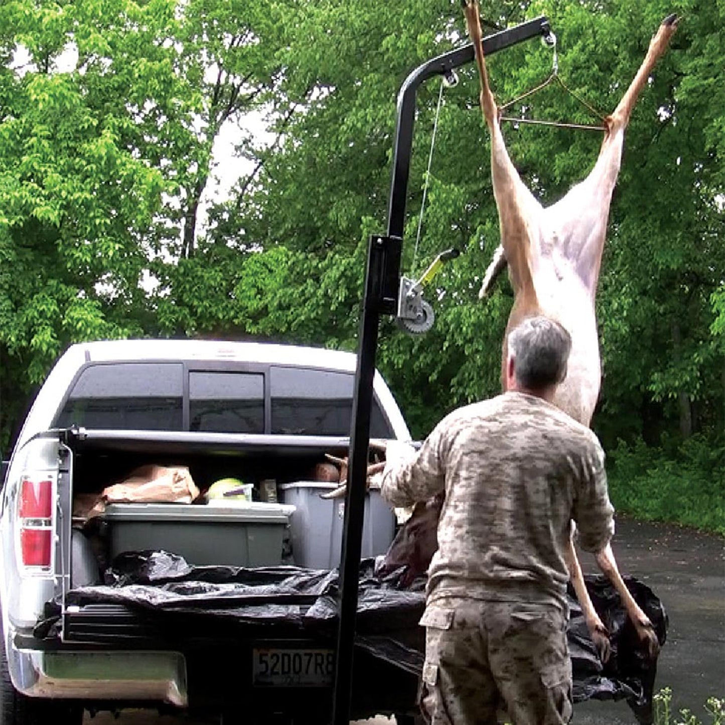 Viking Solutions VKS-VRJ201 Rack Jack II Hitch Mounted Hoist for Game Animals