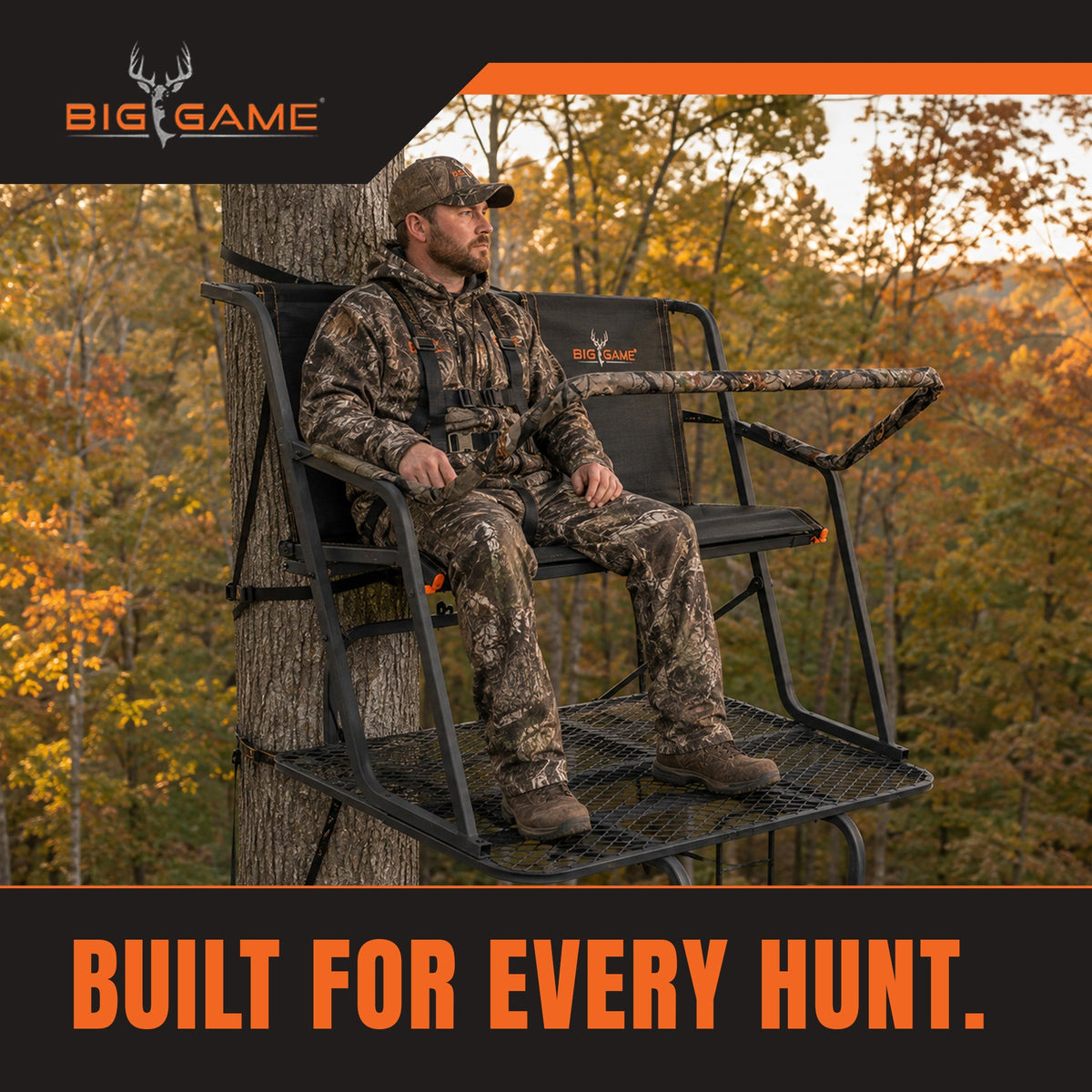 Big Game Spector XT 17 Foot 2 Person Deer Hunting Ladder Climbing Tree Stand