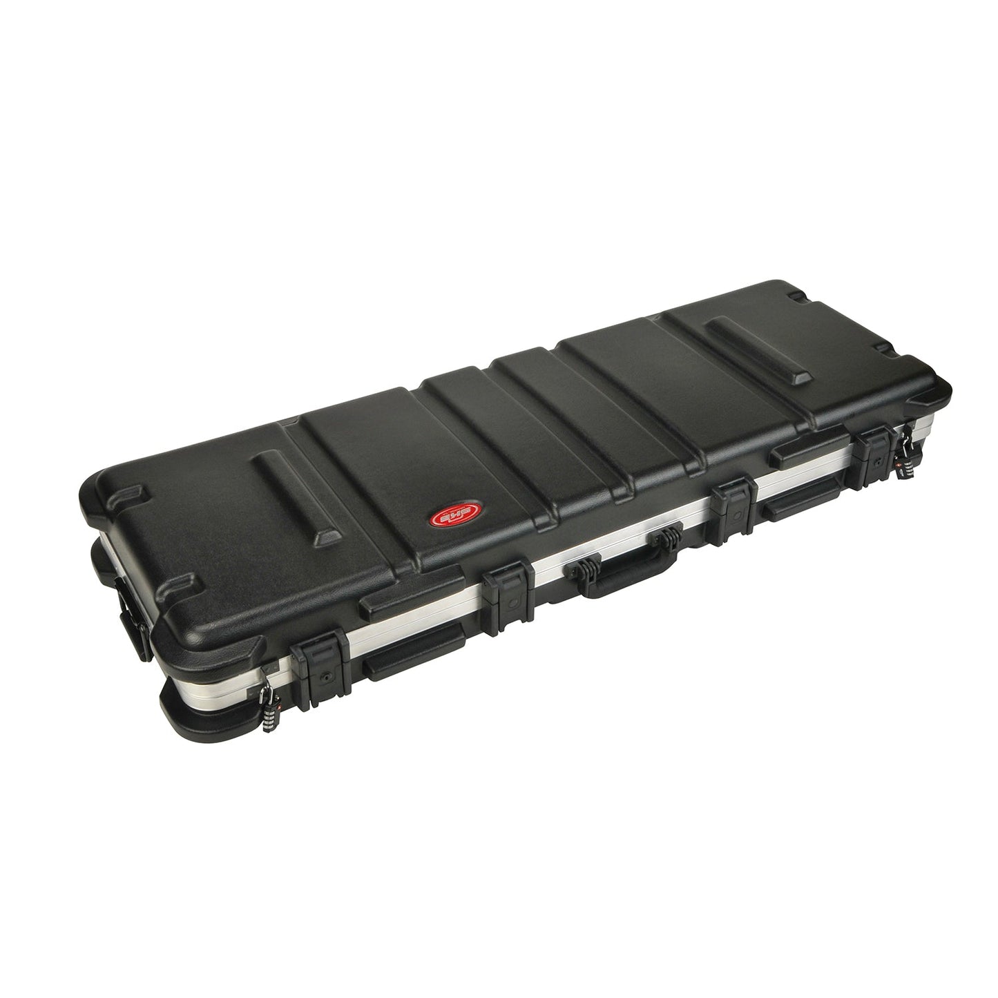 SKB Cases 2SKB-5014 Hard Exterior Waterproof ATA 50-Inch Double Bow Case, Black