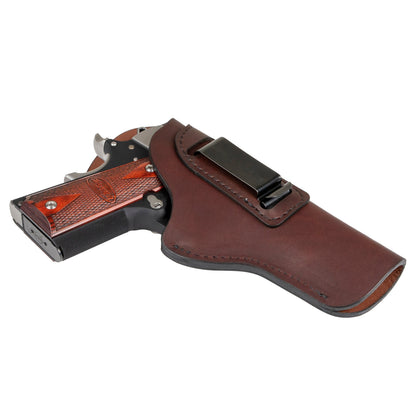 Relentless Tactical The Sweat Shield Defender Leather IWB Holster - Fits All 1911 Style Handguns - Lifetime Warranty - Made in USA
