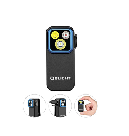 Olight Oclip Pro – Clip Light with Flood, Spot, and Red Modes – Available in 4 Colors