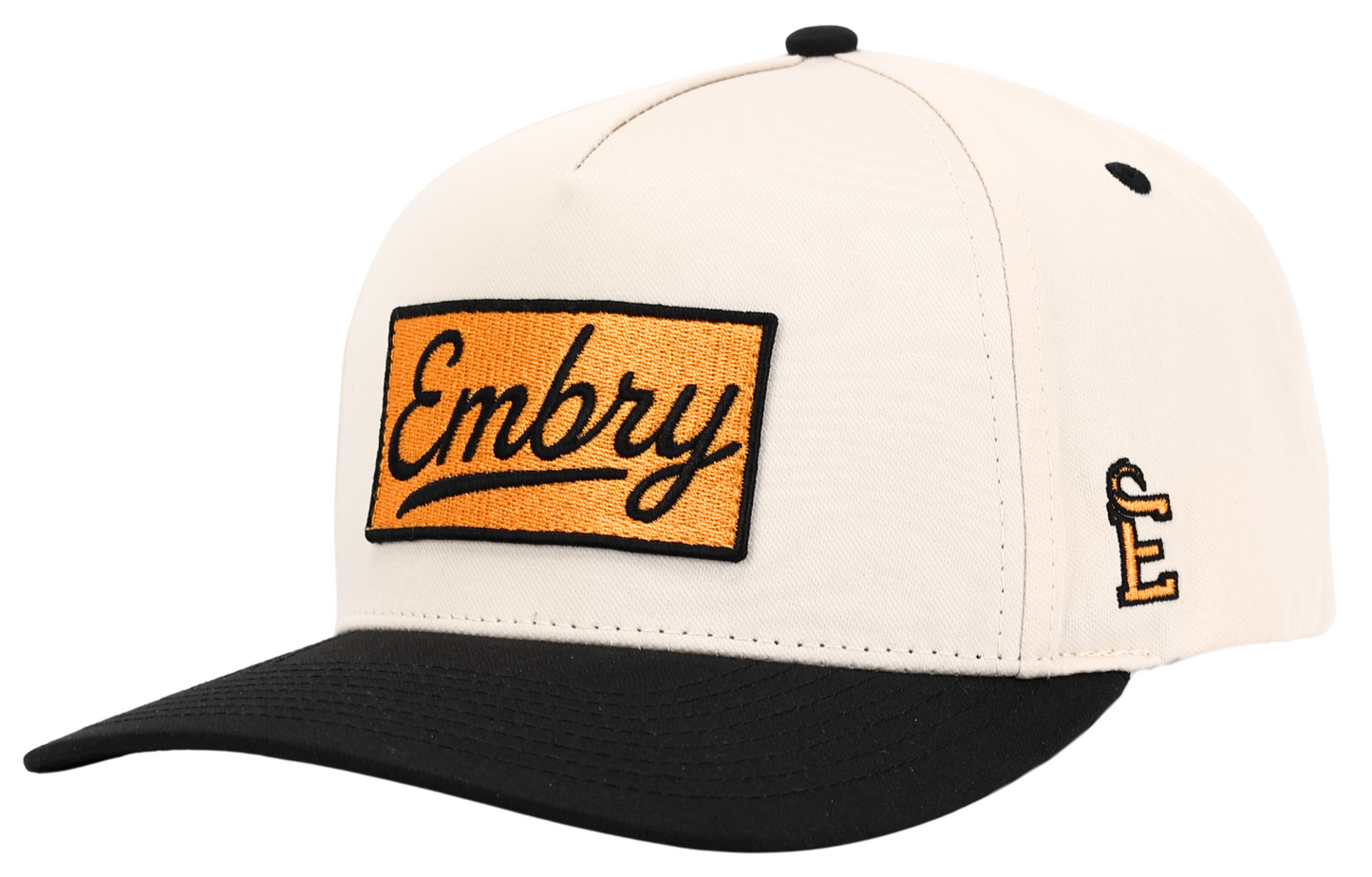 Embry Outdoors Cream/Black - Logo Patch
