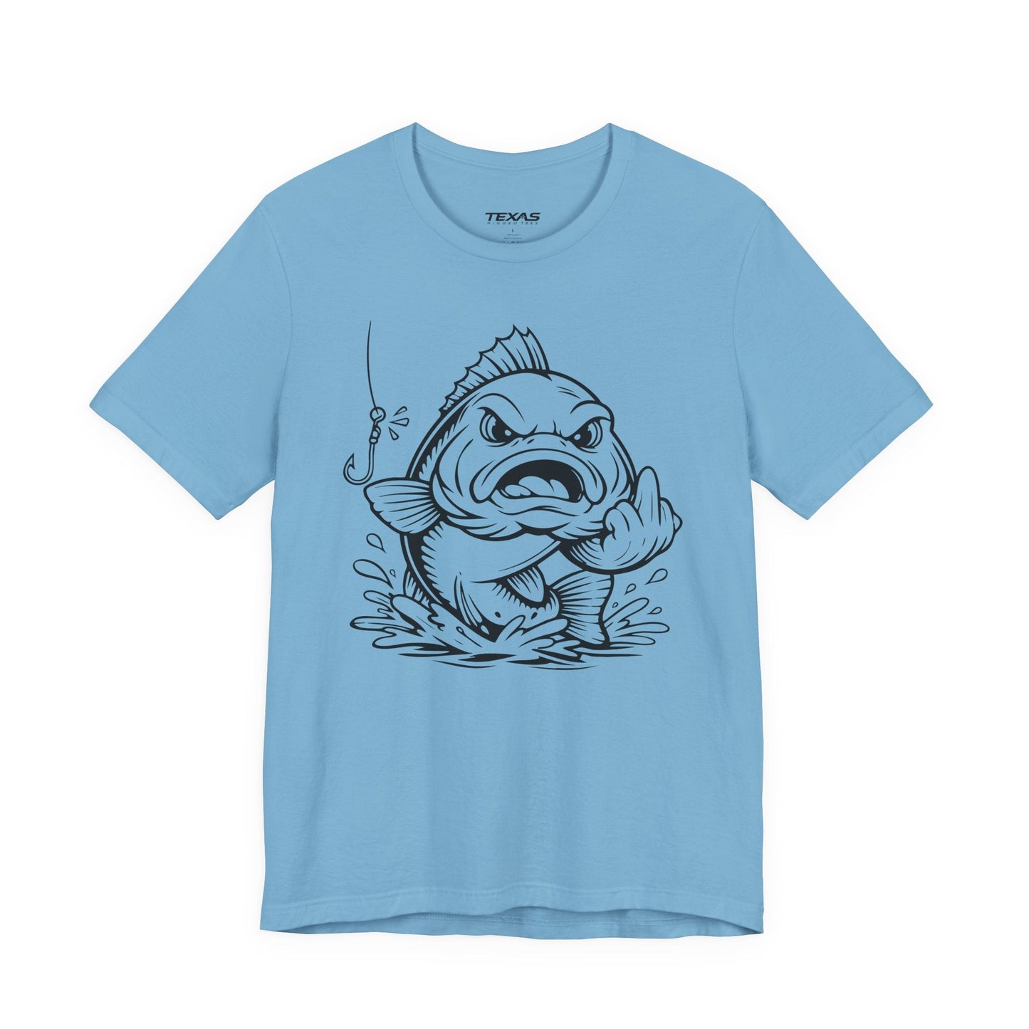 Texas Rigged Tees Flipping the Fin — Unisex Cotton Tee