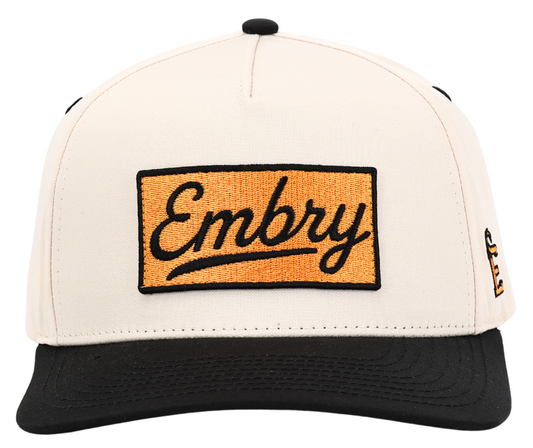 Embry Outdoors Cream/Black - Logo Patch