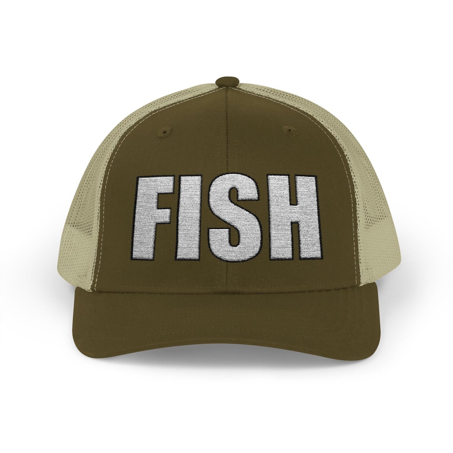 Texas Rigged Tees FISH — Embroidered Baseball Cap
