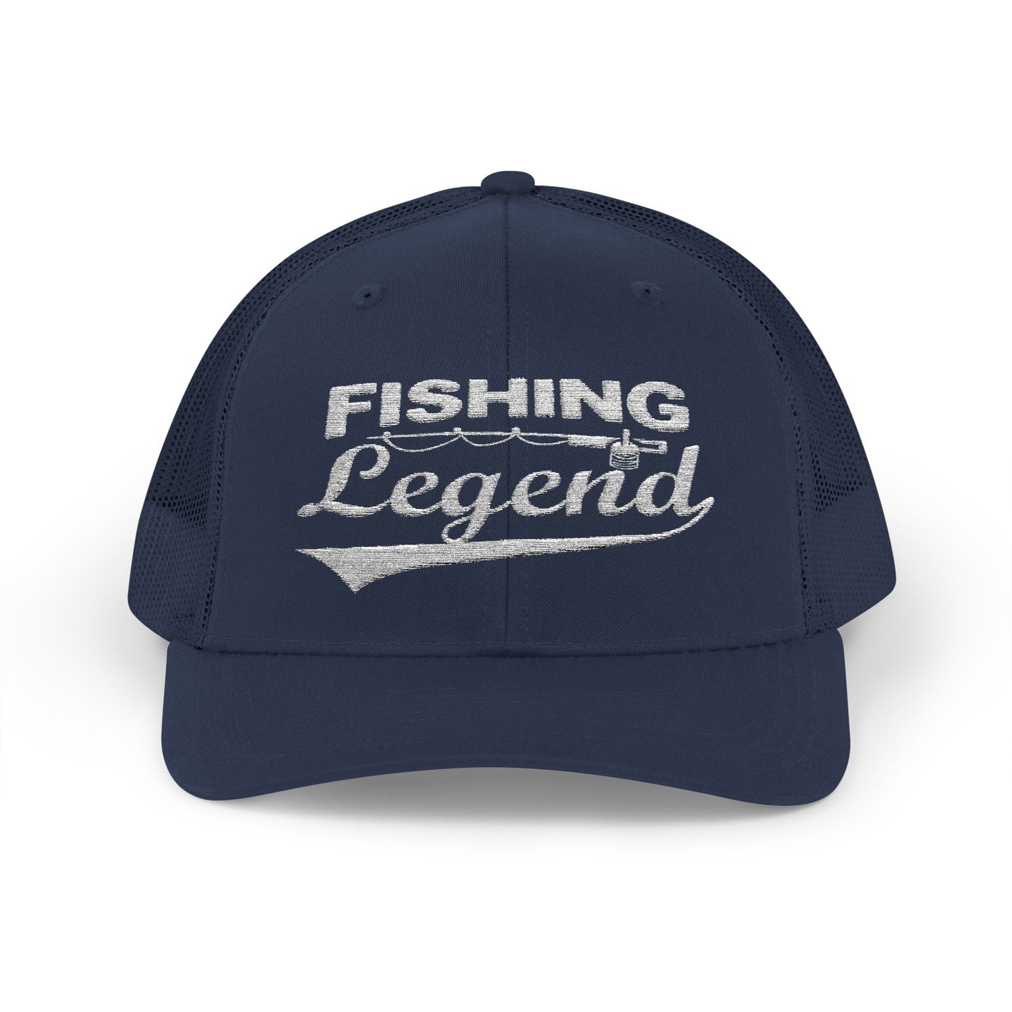 Texas Rigged Tees Fishing Legend — Embroidered Baseball Cap