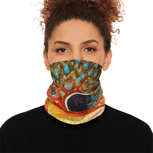 Texas Rigged Tees Longear Sunfish — Unisex Neck Gaiter (SPF 50+)
