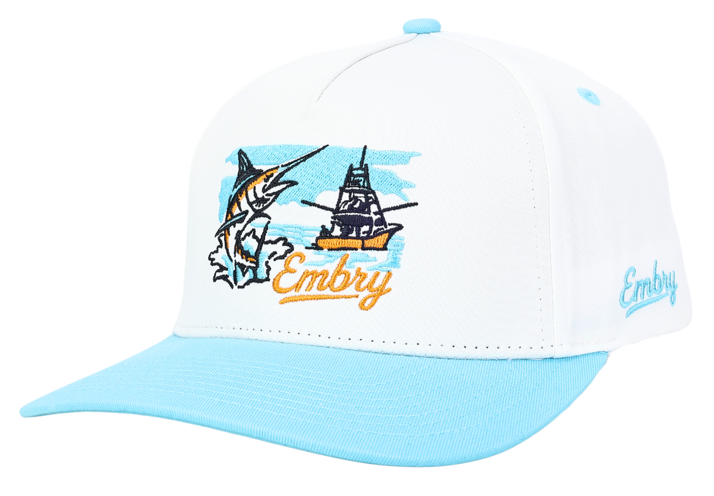 Embry Outdoors White/Sky - Offshore