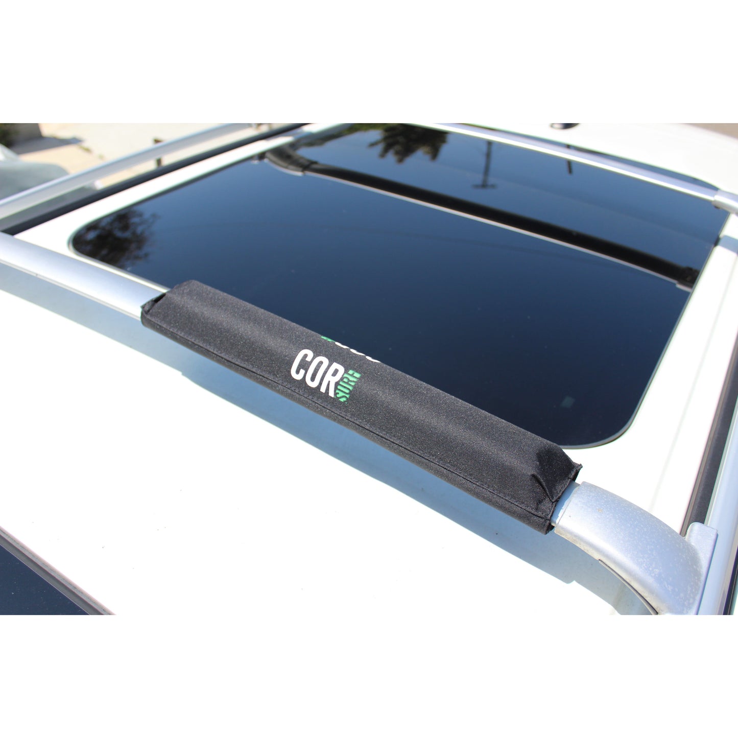 COR Surf Aero Roof Rack Pad with 10' Scratch-Resistant Tie Downs(Flat Bars)