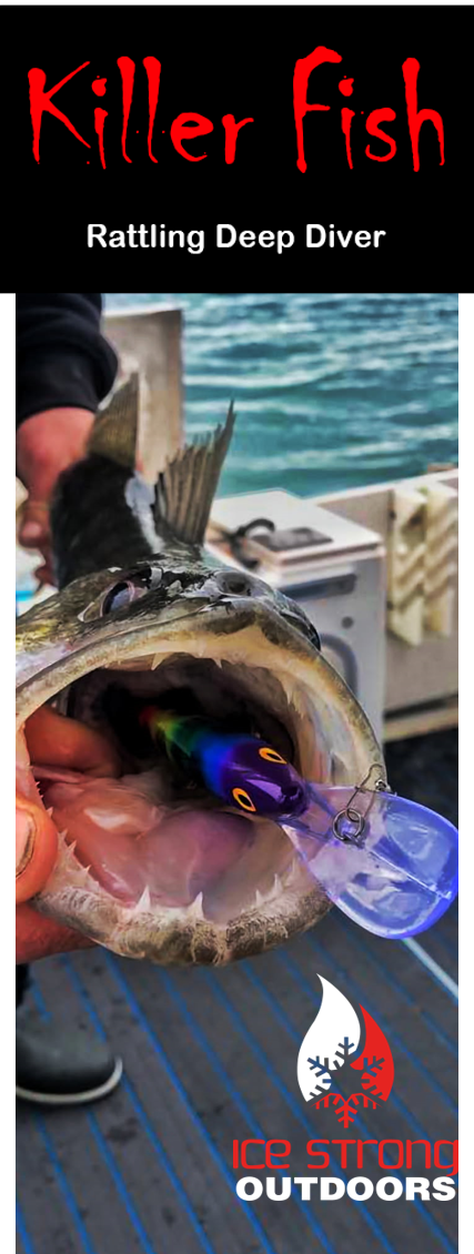 Ice Strong Outdoors - Killer Fish - Rattling DEEP Diver UV