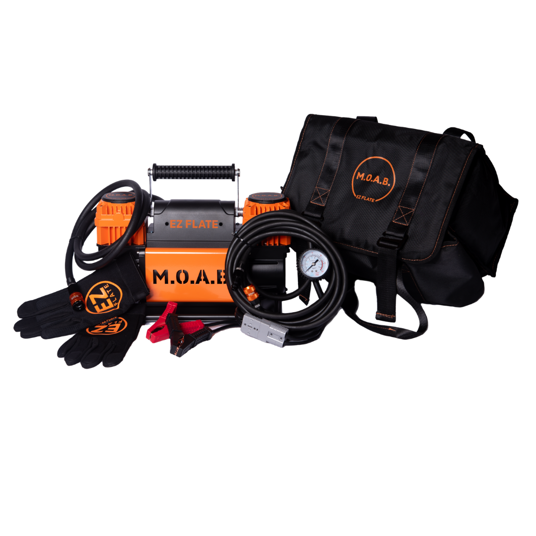EZ Flate M.O.A.B. - 10.6 CFM Portable Dual Air Compressor