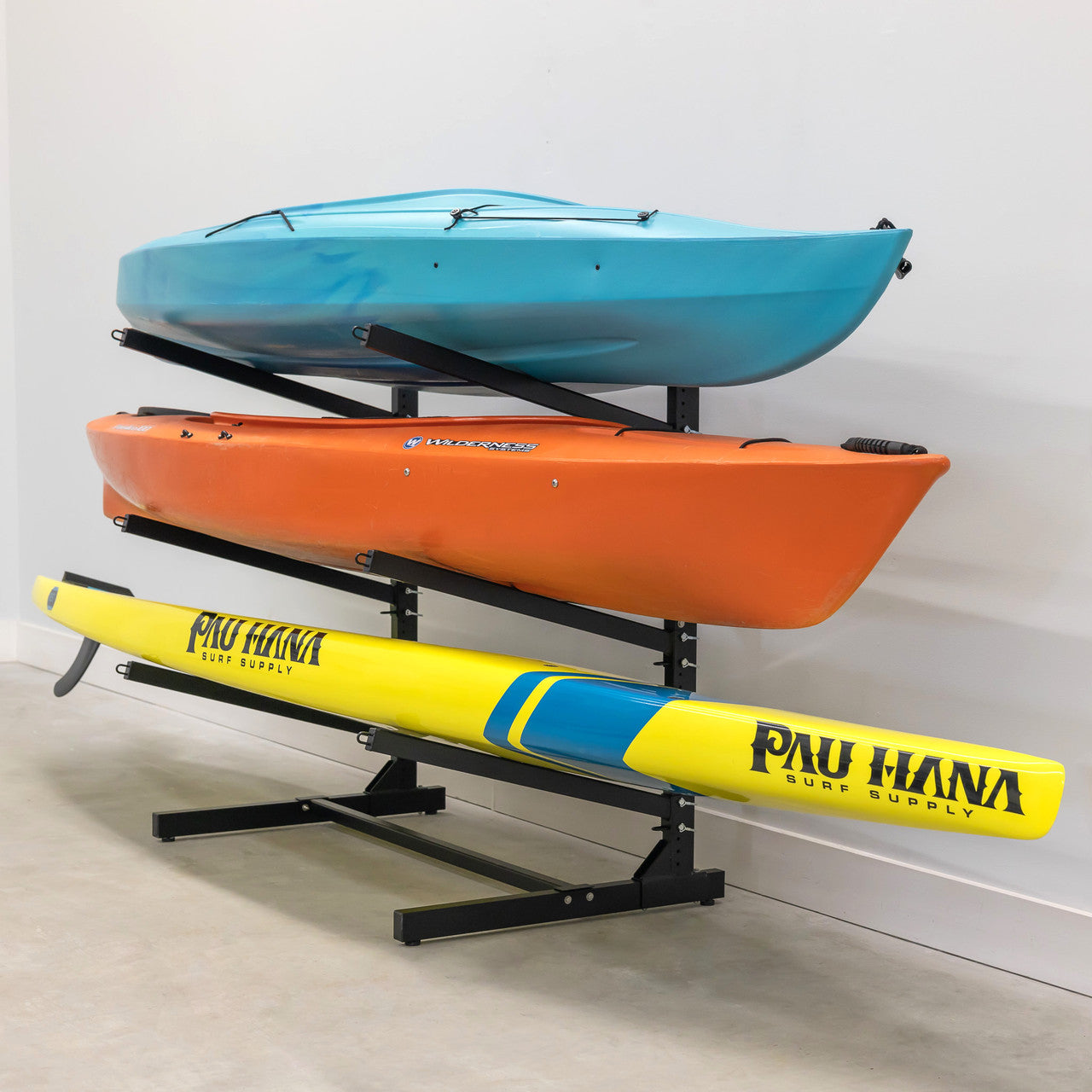StoreYourBoard - Freestanding G-Watersport | 3 Level | Black