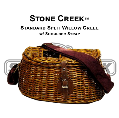 Stone Creek Standard Split Willow Creel w/ Strap
