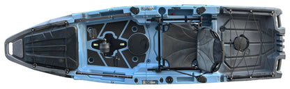 ReelYaks 10ft Recon Modular Prop Drive Pedal Fishing Kayak | 430lbs Capacity | 2 Piece