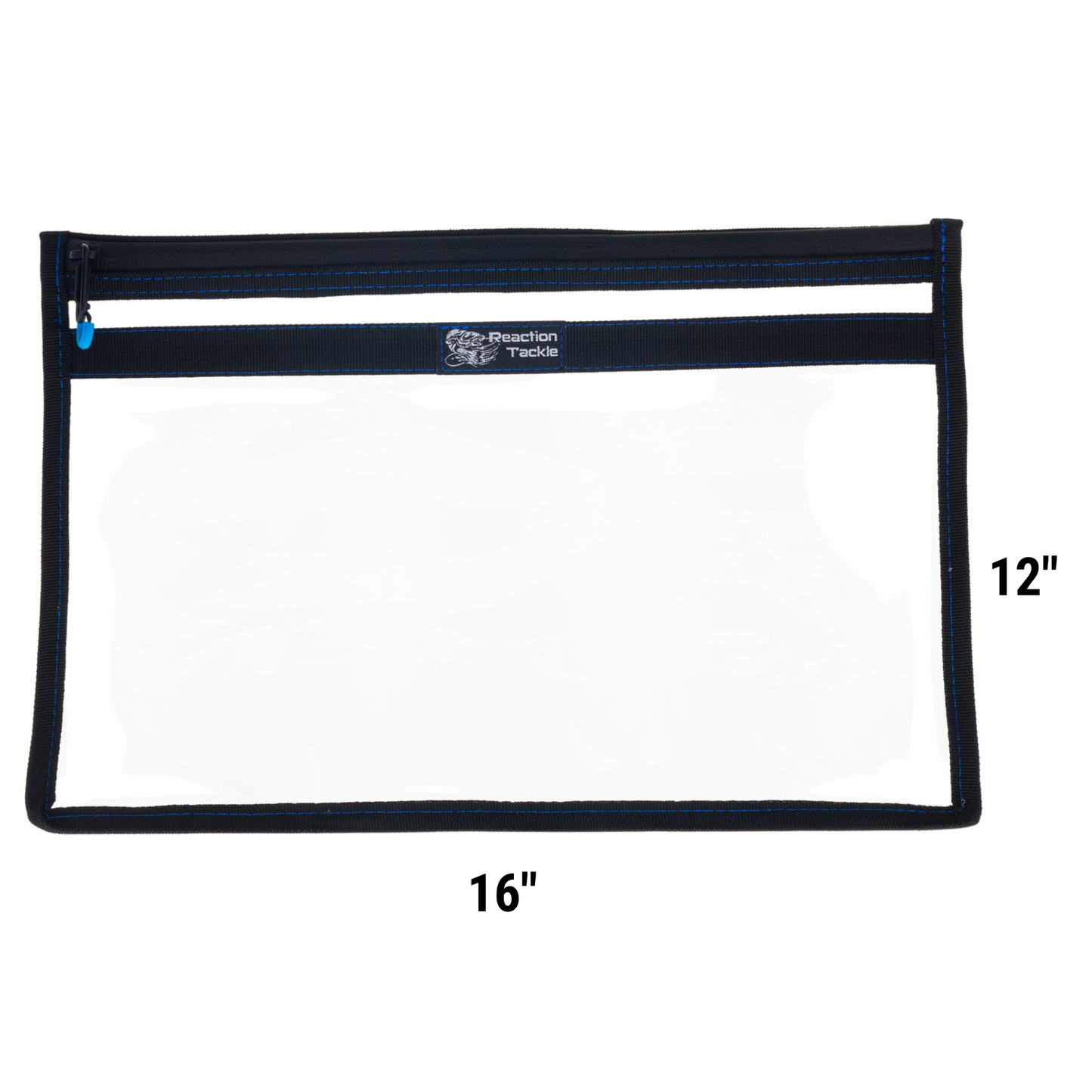 Reaction Tackle Clear Storage Bag Tackle Pak - Water-Resistant Plastic Storage - New
