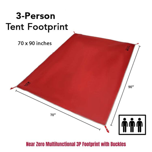 Near Zero 3P Footprint/Ground Tarp for 3-Person Tent