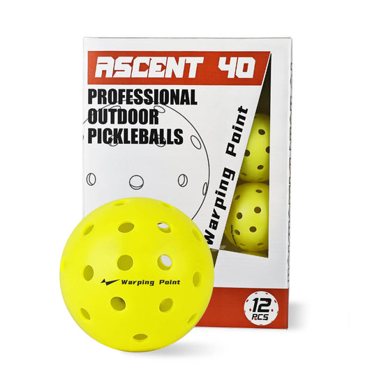 Warping Point Ascent Outdoor Tournament Pickleballs