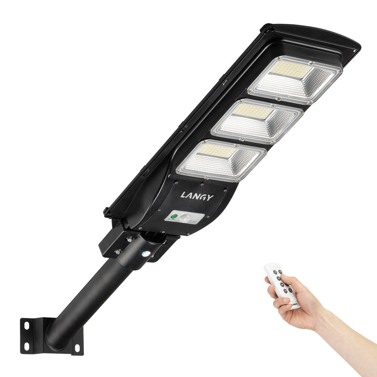 Langy Solar Lights 90W 120W Solar street LED lights -warm white/ white