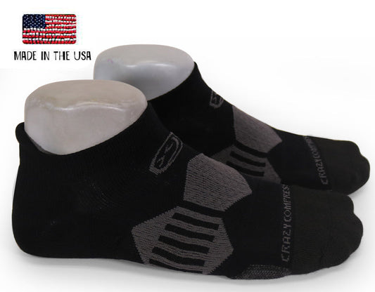 Crazy Compression Vadar Black - Elite Running Socks