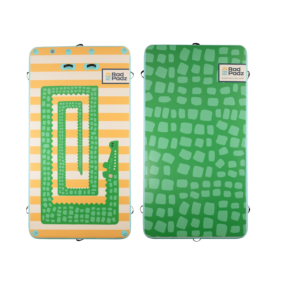 RadPadz Cannonballer | Croc | 6’ x 12’ Inflatable Platform