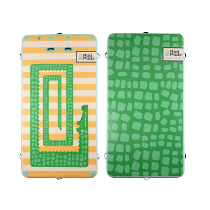 RadPadz Cannonballer | Croc | 6’ x 12’ Inflatable Platform