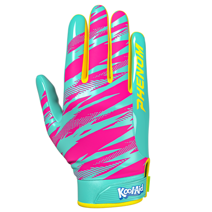 Phenom Elite Kool-Aid 'Sharkleberry Fin' Football Gloves - VPS4 by Phenom Elite