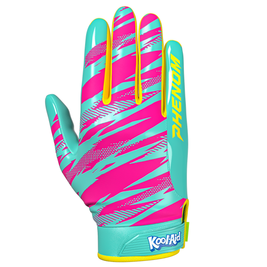 Phenom Elite Kool-Aid 'Sharkleberry Fin' Football Gloves - VPS4 by Phenom Elite