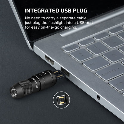 Olight iMini 2 Rechargeable Magnetic Mini Flashlight 50 Lumens EDC Keychain Light