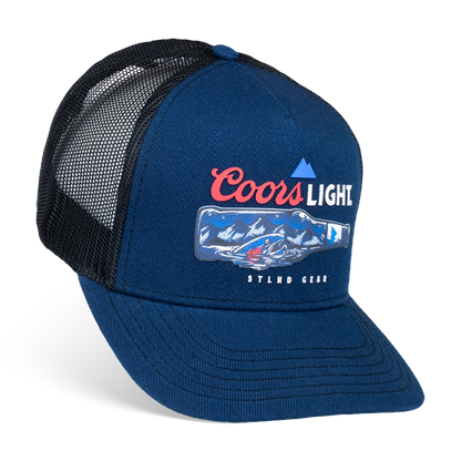 STLHD X Coors Light Bottlescape Trucker