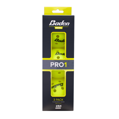 Baden Sports PRO1 Pickleball 3-Pack