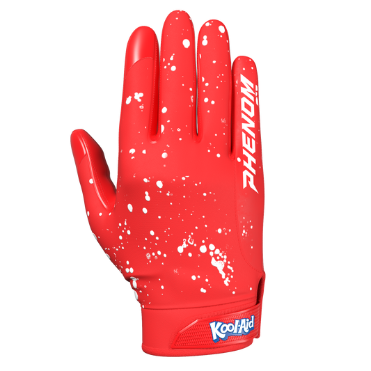 Phenom Elite Kool-Aid 'Cherry' Football Gloves - VPS4 by Phenom Elite