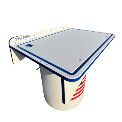 TRAPSKI Premium Single Bucket Raised 18" Fillet Table and Cutting Board