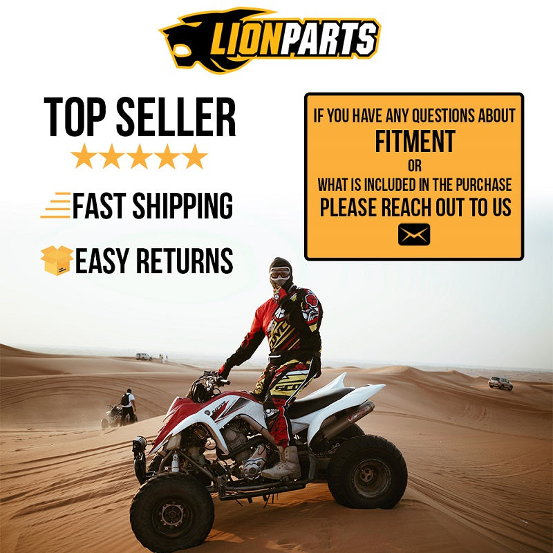 Lionparts Powersports (Pair) 2 Quadboss Sport ATV Rear Tires 22X11X9 22X11-9 4 PLY QBT739