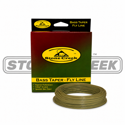 Stone Creek Bass Taper Fly Line - Moss