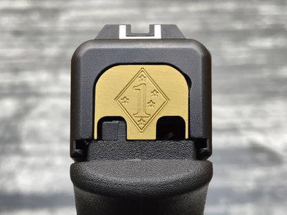 Milspin USMC Glock Slide Back Plates (Most Popular)