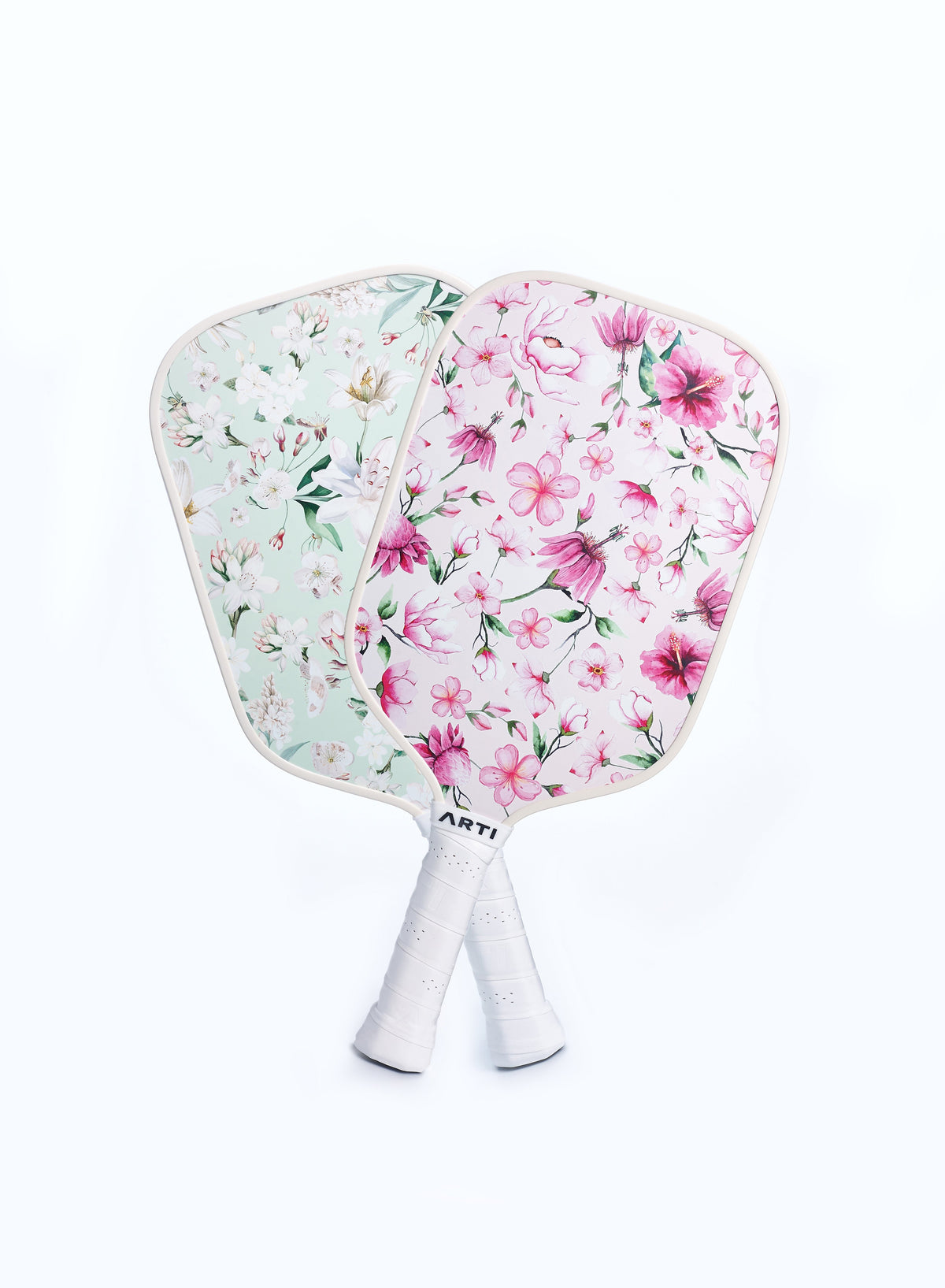 ARTI Fiberglass "Flowers" Pickleball Paddle Set - USA Pickleball Approved